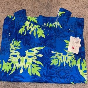 NWT Hilo Hattie blue Hawaiian dress